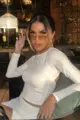 Escort Claire Feminine Tanned Use of fancy clothing/uniforms